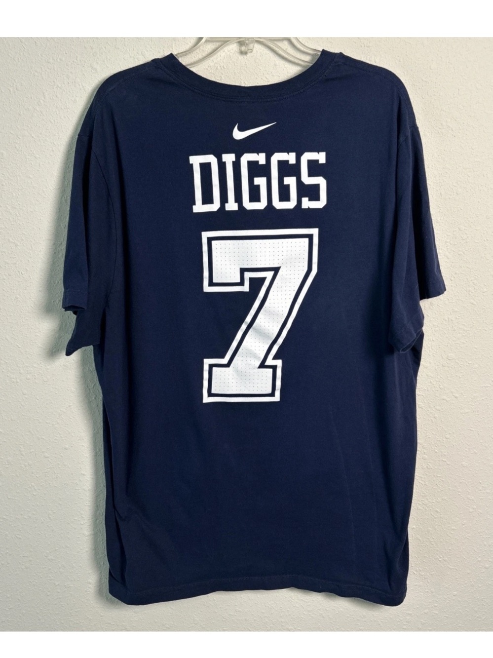Nike Dallas Cowboys Trevon Diggs NFL Football Jersey Shirt Blue Men's 2XL NFC